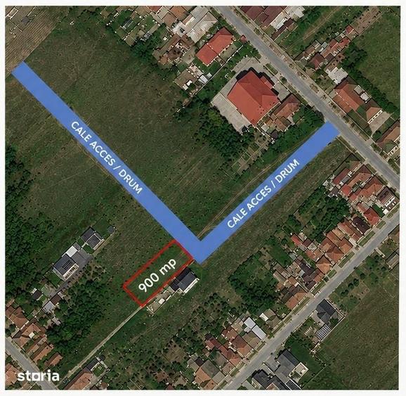 De vanzare 900 mp teren, Giarmata Vii pentru constructii ! - 2