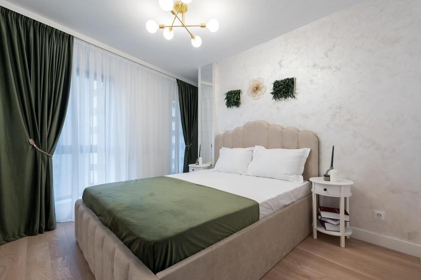 Apartament cu 2 camere decomandat, mobilat în Băneasa