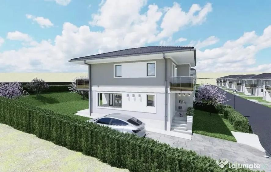 Casă cu 5 camere cu Teren 500 Mp în Chinteni