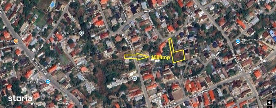 Teren de 1003 mp, în Berceni