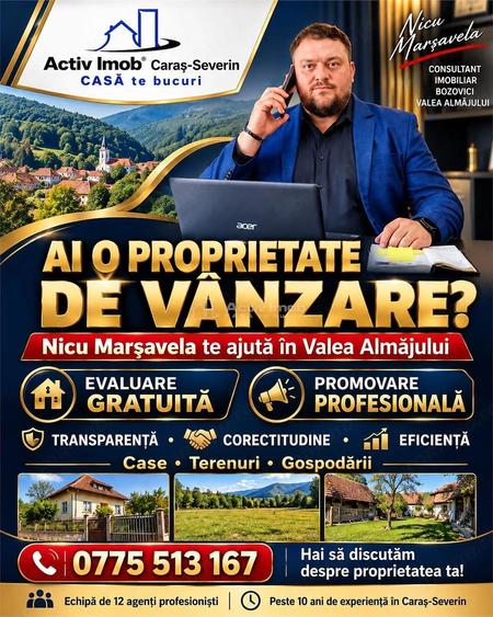 Casă cu Teren 1803 Mp în Anina