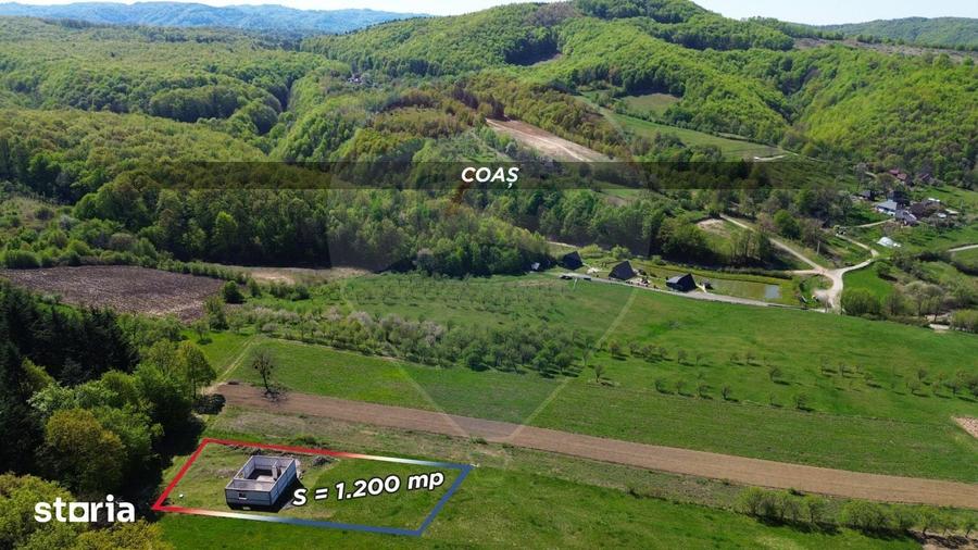 Casă cu 3 camere cu Teren 1200 Mp în Coaș
