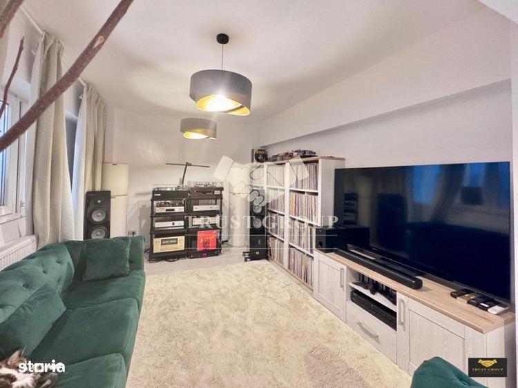 Apartament cu 5 camere decomandat, mobilat în Dorobanți