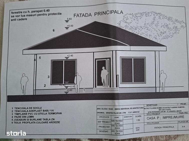 Casă cu 3 camere cu Teren 690 Mp în Central