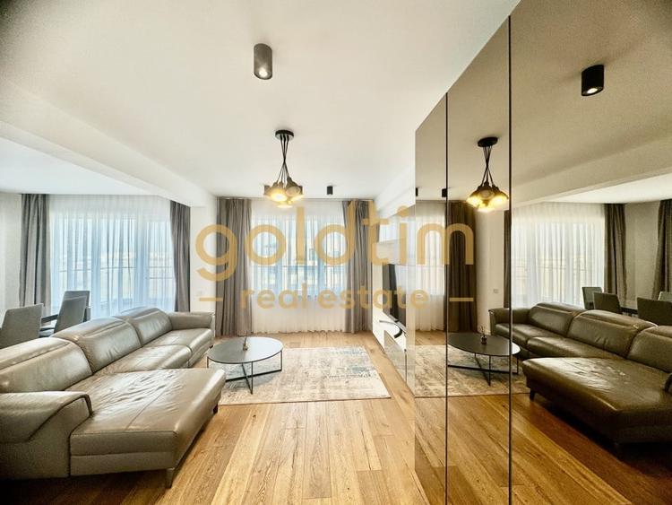 Apartament cu 3 camere semidecomandat, mobilat în Pipera