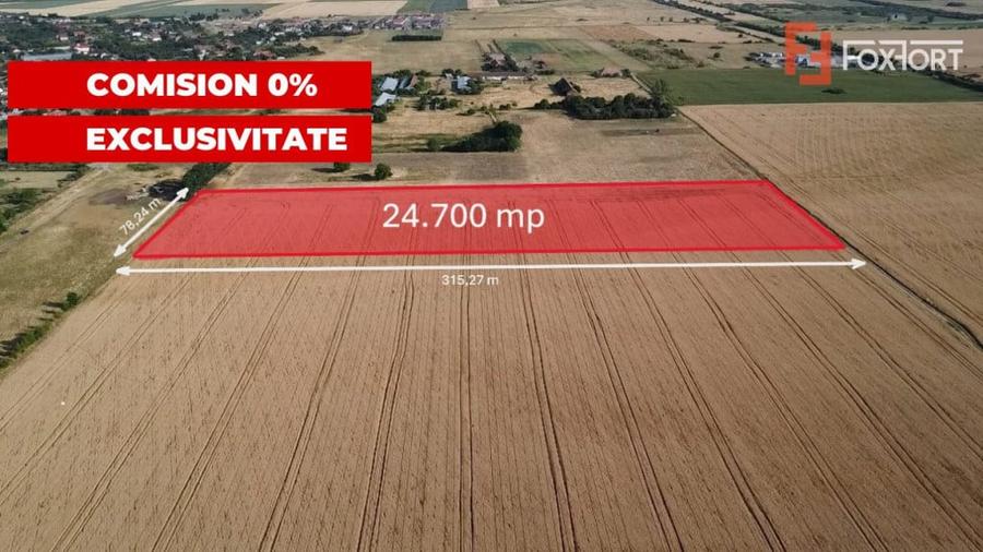 COMISION 0% Teren de vanzare intravilan de 24.700 mp - Padur - 2
