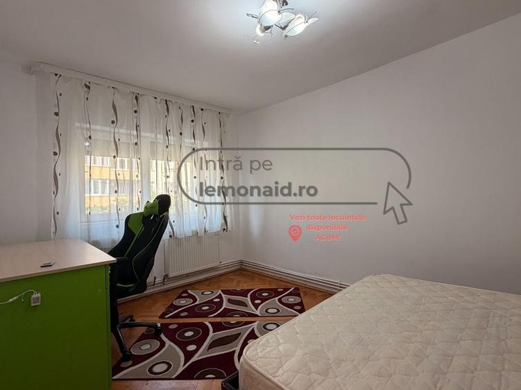 Apartament cu 3 camere decomandat, mobilat în Girocului