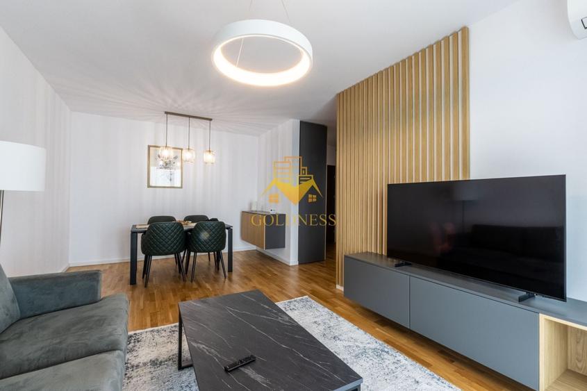 Apartament cu 2 camere semidecomandat, mobilat în Între Lacuri