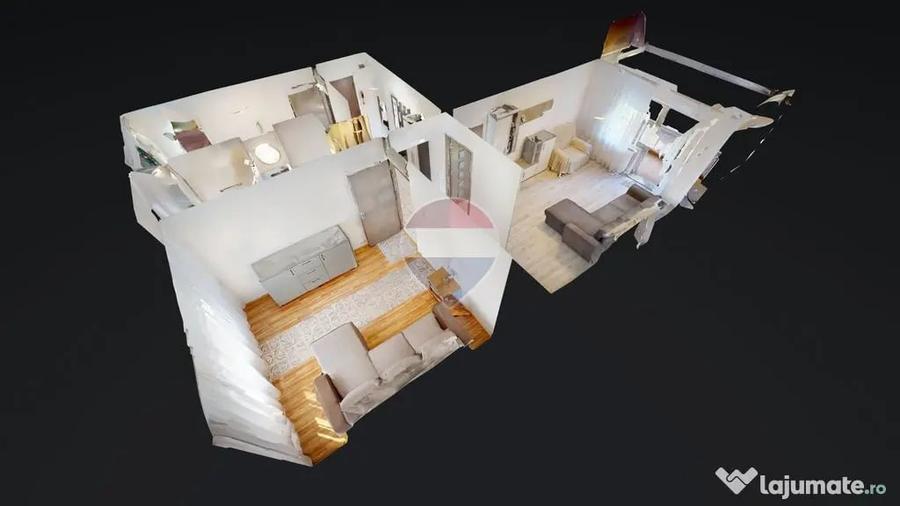 Apartament cu 2 camere decomandat în Răcădău