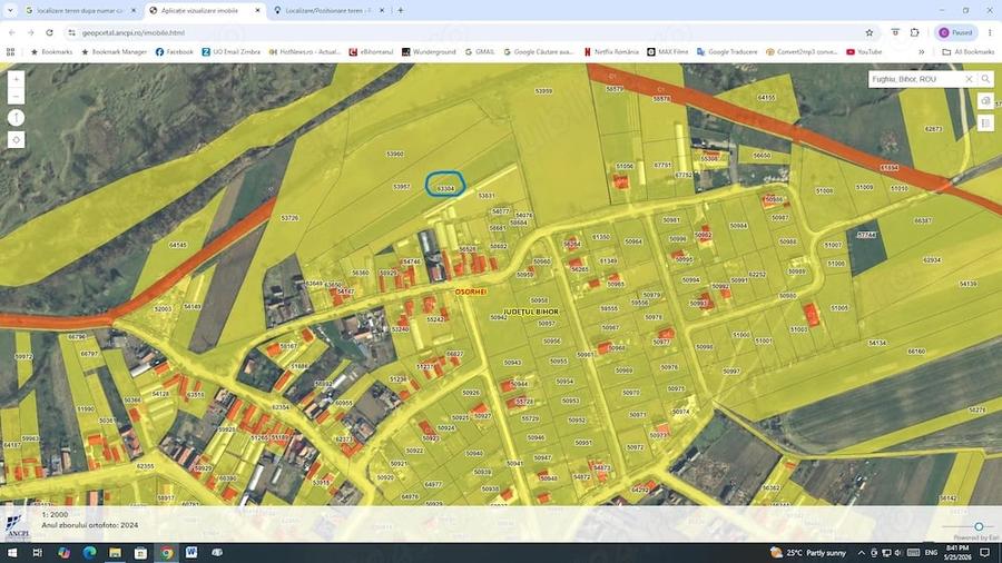 Teren de 4332 mp, în Fughiu