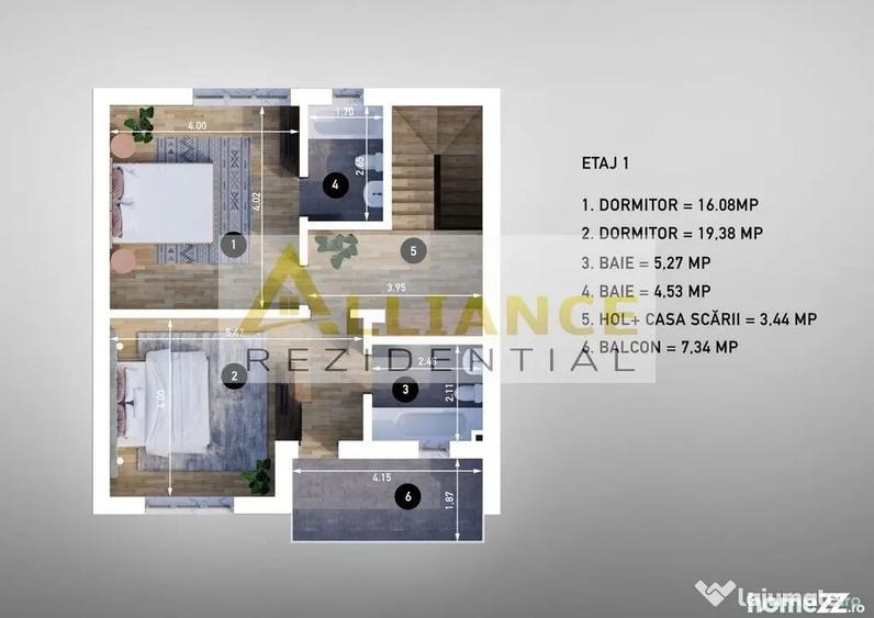 Casa Tip Duplex P+1 Strada AstrelorA - 15