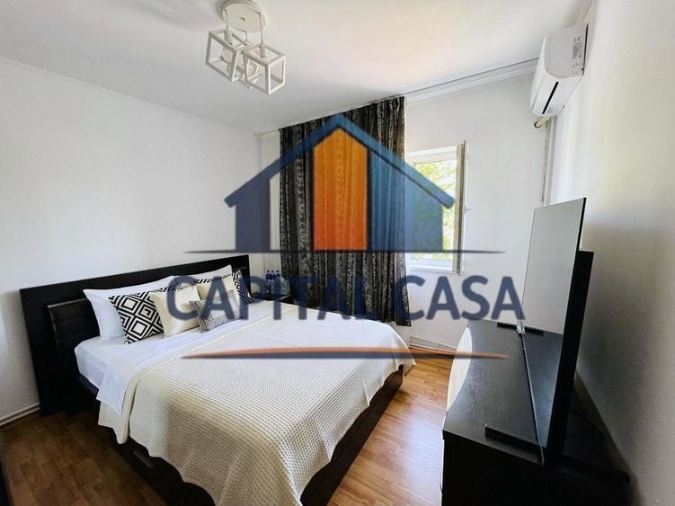 Apartament cu 3 camere semidecomandat, mobilat în Nord