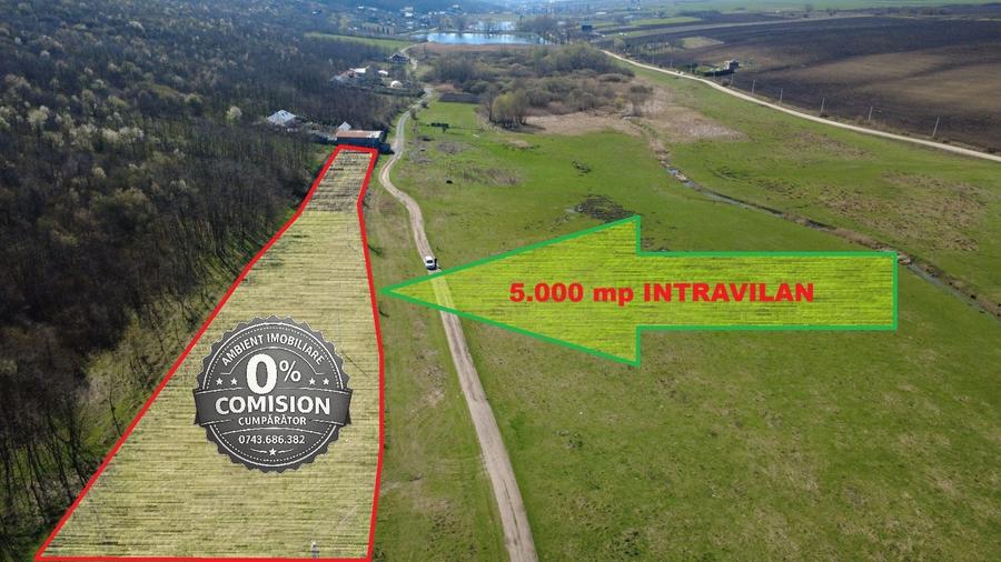Teren agricol intravilan de 5000 mp, în Central