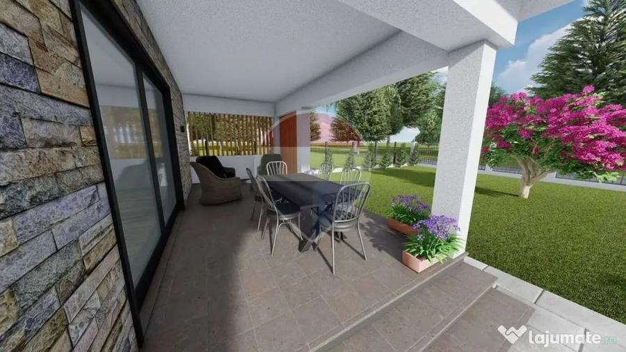 Casă cu 4 camere cu Teren 550 Mp în Mocira
