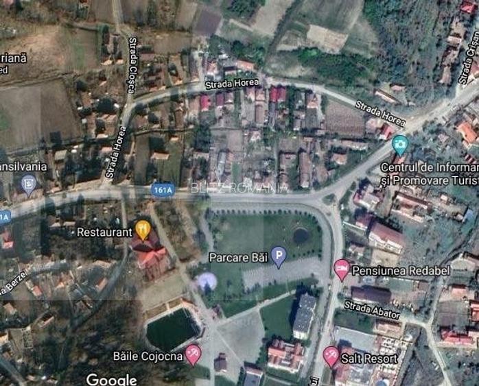 Teren intravilan langa baile Cojocna, 1.1 Ha, 60 ml front, utilitati !