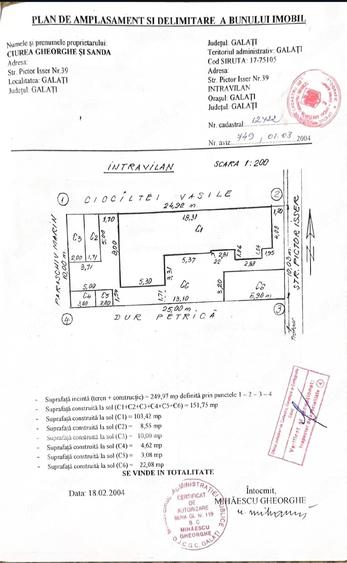 Casă cu 5 camere cu Teren 250 Mp în Micro 13