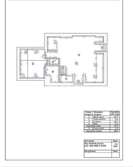 Apartament cu 5 camere decomandat în Barbu Văcărescu