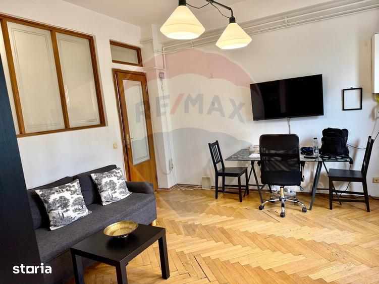 Apartament cu 2 camere, mobilat în Centrul Istoric