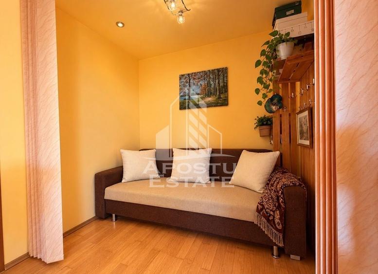 Apartament cu 3 camere semidecomandat, mobilat în Șagului