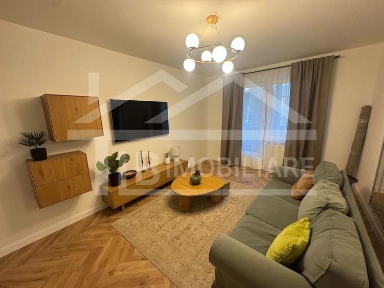 Apartament cu 2 camere decomandat, mobilat în Cornișa