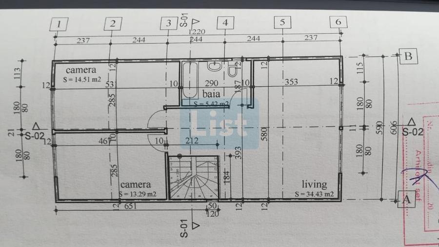 Casă cu 4 camere cu Teren 1250 Mp în Micro 16