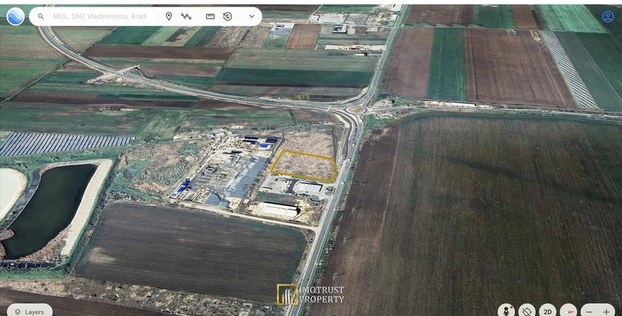 Teren Construcții intravilan de 9662 mp, în Vladimirescu