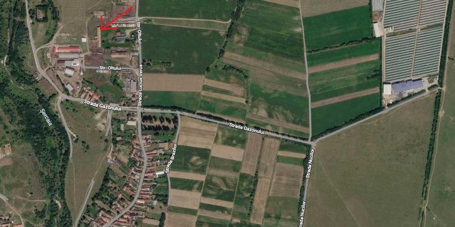 Teren de 1333 mp, în Șercaia