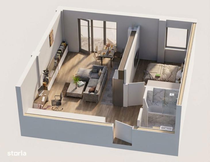 Apartament cu 2 camere în Florești — fotografia 3