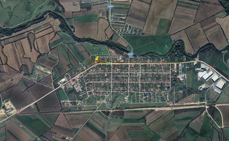 Teren Construcții intravilan de 2156 mp, în Remetea Mare