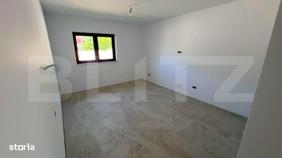 Casa cu 3 camere, 90 mp, pe un nivel, 454 mp teren, cartier Orizont - 7