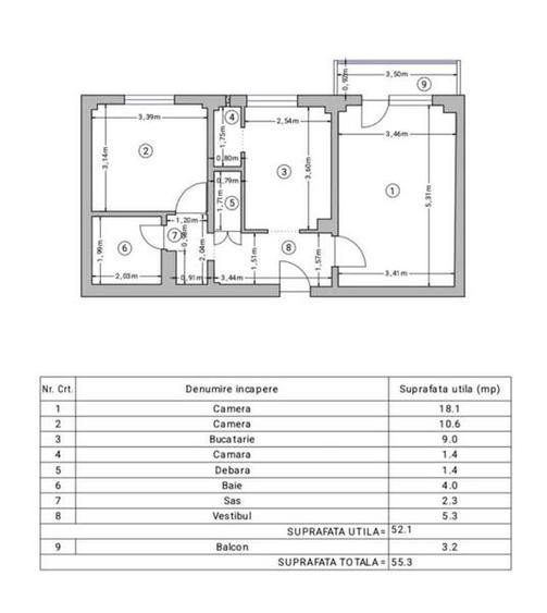 2 camere - decomandat - Parcul Sebastian - 8