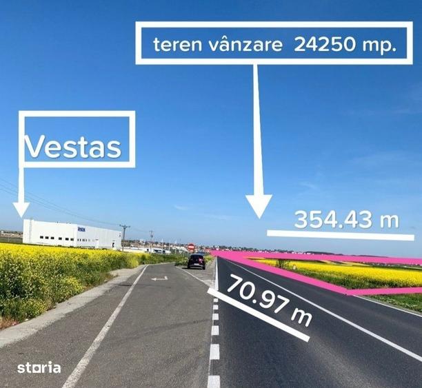 Teren de 24250 mp, în Târgușor