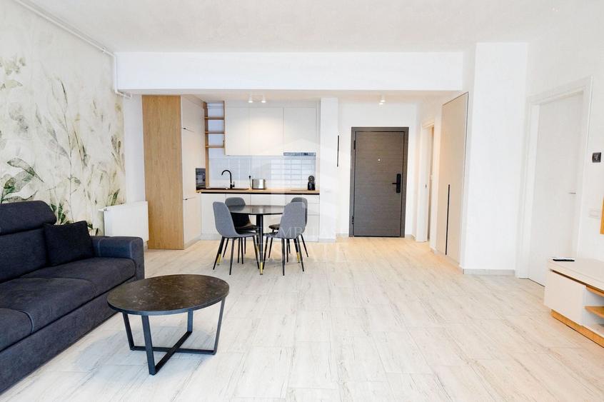 Apartament cu 2 camere semidecomandat, mobilat în Exterior Est