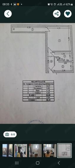Garsonieră decomandată în Tei