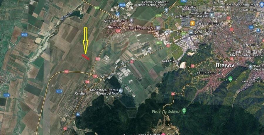 Teren agricol extravilan de 9650 mp, în Cristian