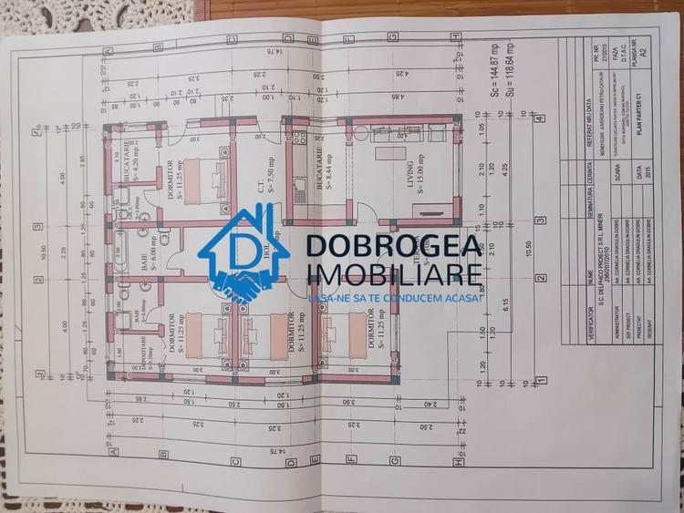 Casă individuală cu 5 camere cu Teren 1000 Mp în Murighiol
