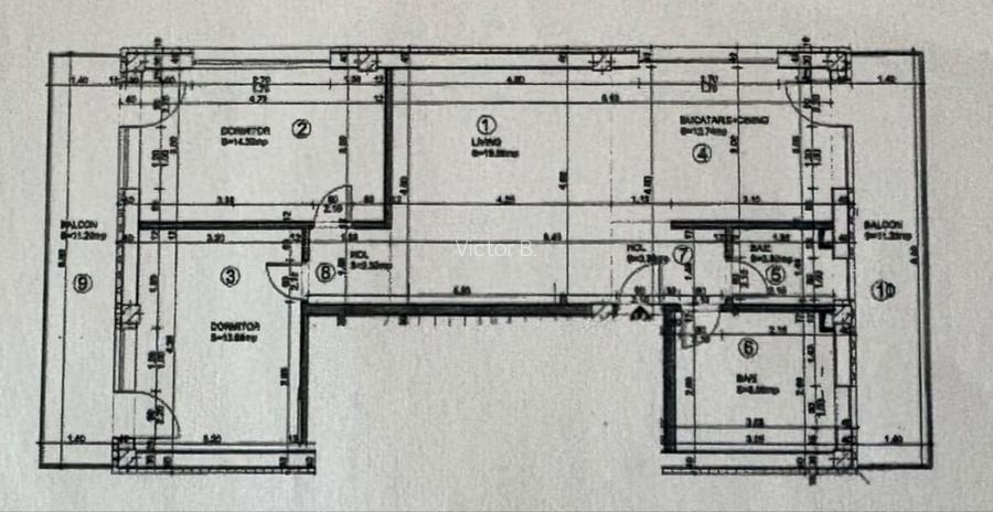 Apartament 3 camere 77 mp Buna Ziua, Cluj