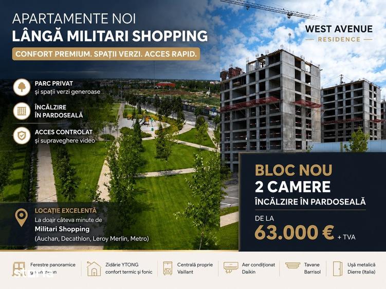 Modern | 2 camere | Calitate | De la 63.000 + TVA | Spatii verzi - 2
