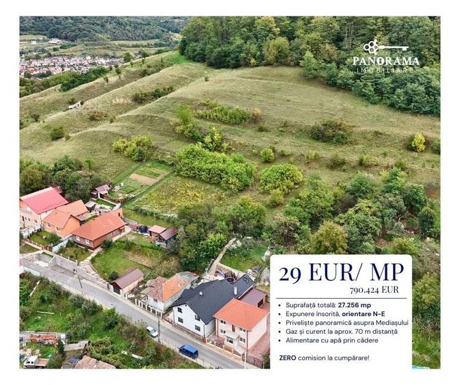 Teren agricol intravilan de 27256 mp, în Nord-Vest