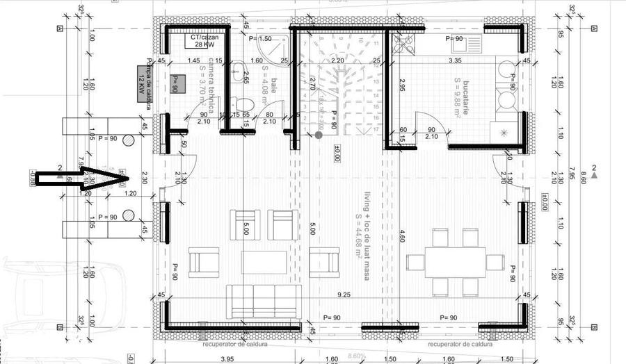 Casă cu 4 camere cu Teren 700 Mp în Apahida