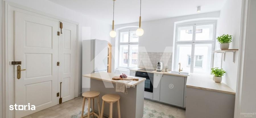 Apartament cu 2 camere, mobilat în Centrul Istoric