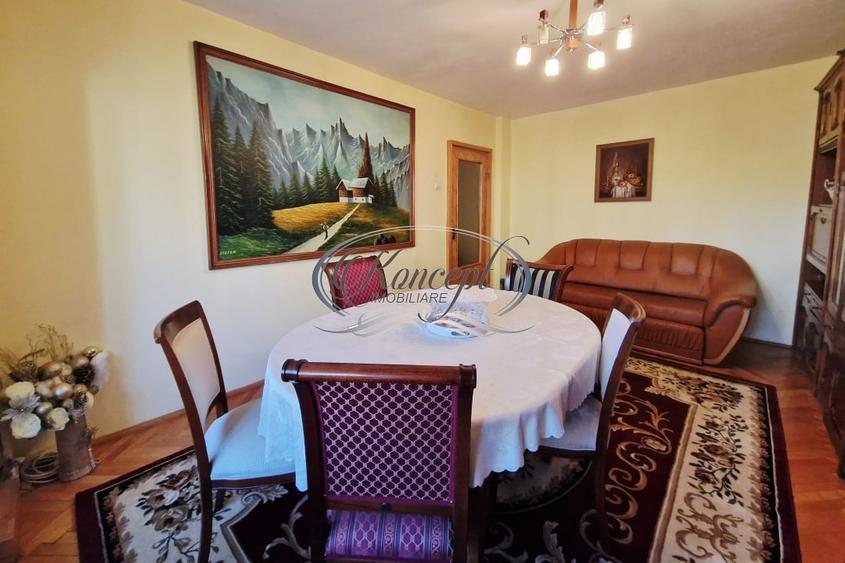 Apartament cu 3 camere decomandat, mobilat în Mănăștur