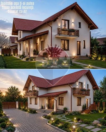 Casă individuală cu 5 camere cu Teren 570 Mp în Nord-Vest