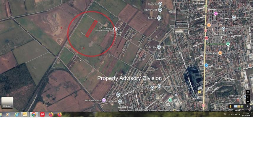 Teren intravilan în Otopeni