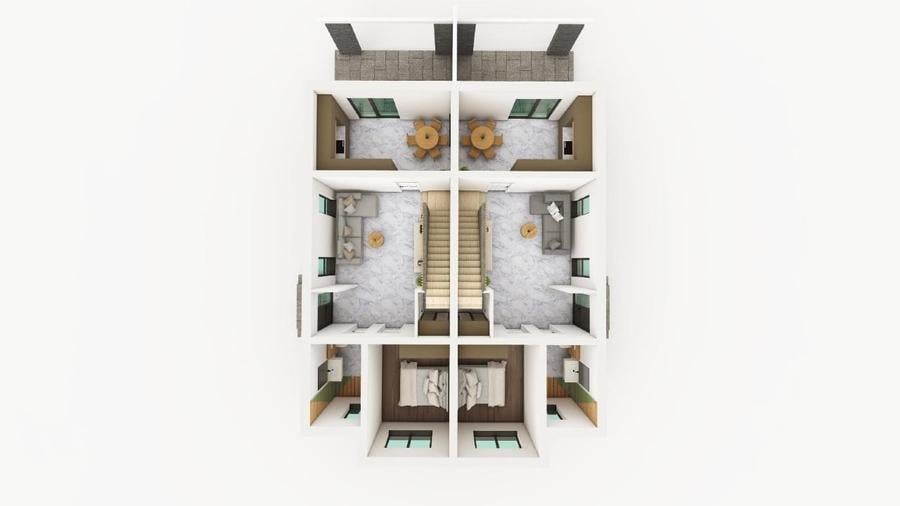 Duplex cu 4 camere cu Canalizare în Sânmihaiu Român