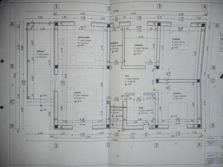 Casă cu 3 camere în Unirii