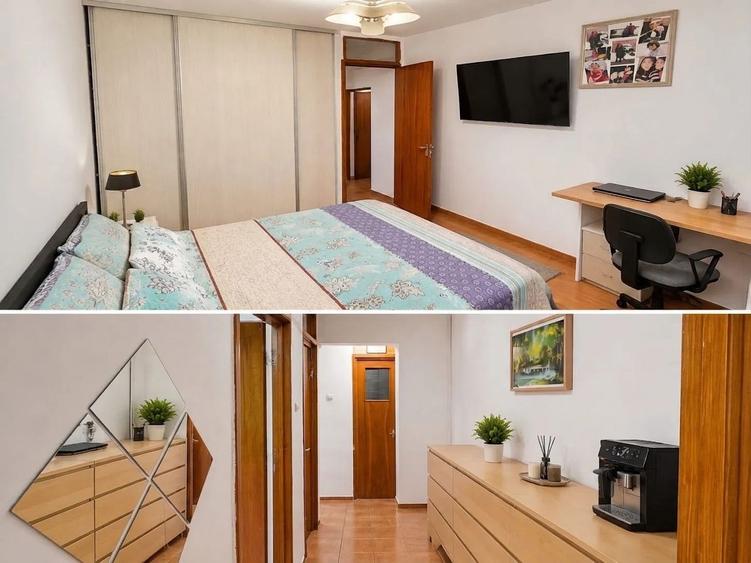Apartament cu 3 camere semidecomandat în Progresul