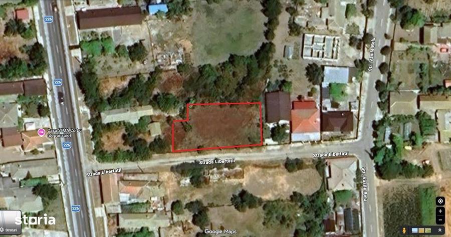 Teren de 715 mp, în Corbu