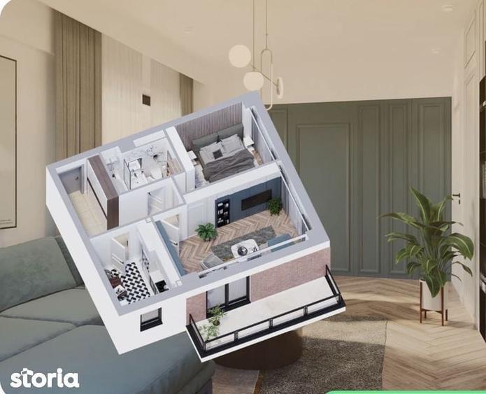 Apartament cu 2 camere decomandat în Galata