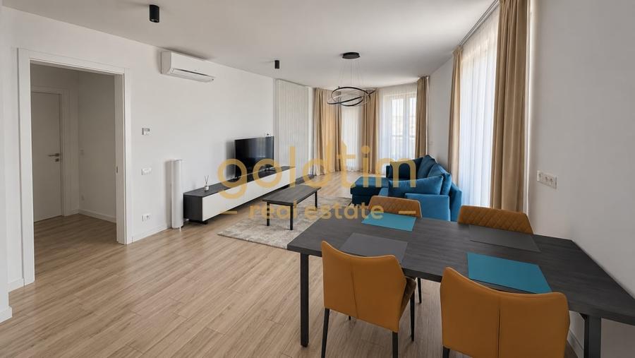 Apartament cu 2 camere decomandat, mobilat în Herăstrău